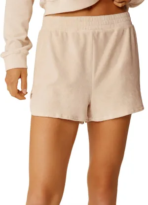 Tropez Sweat Short In Pristine Cream