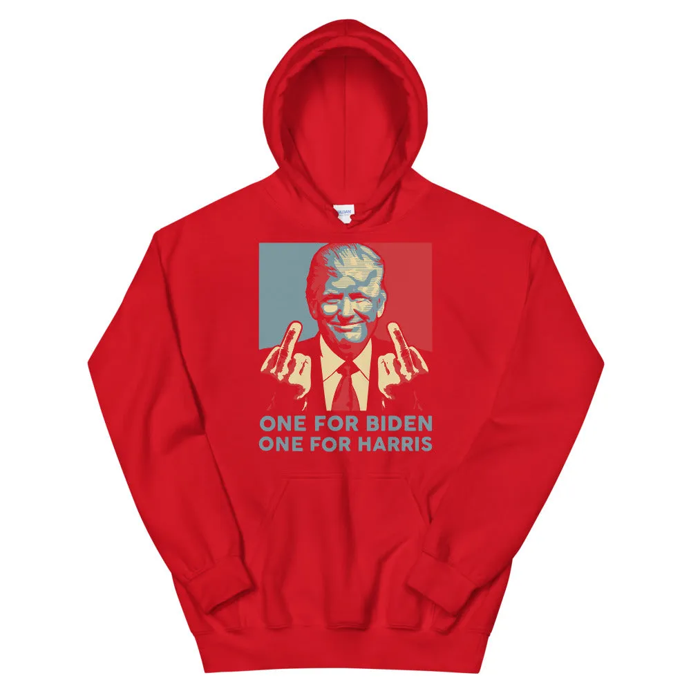 Trump middle finger Unisex Hoodie