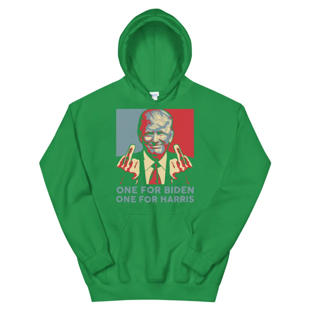 Trump middle finger Unisex Hoodie