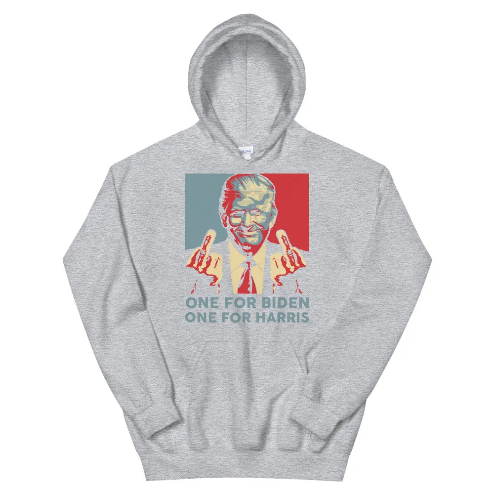 Trump middle finger Unisex Hoodie