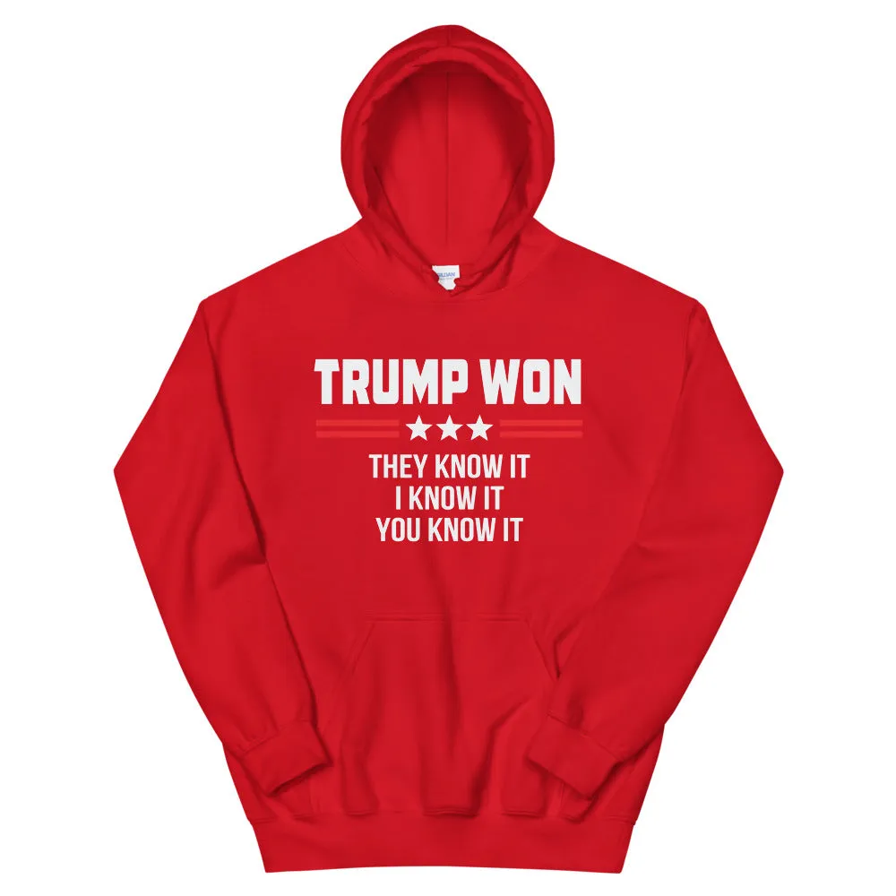 TRUMP WON Unisex Hoodie