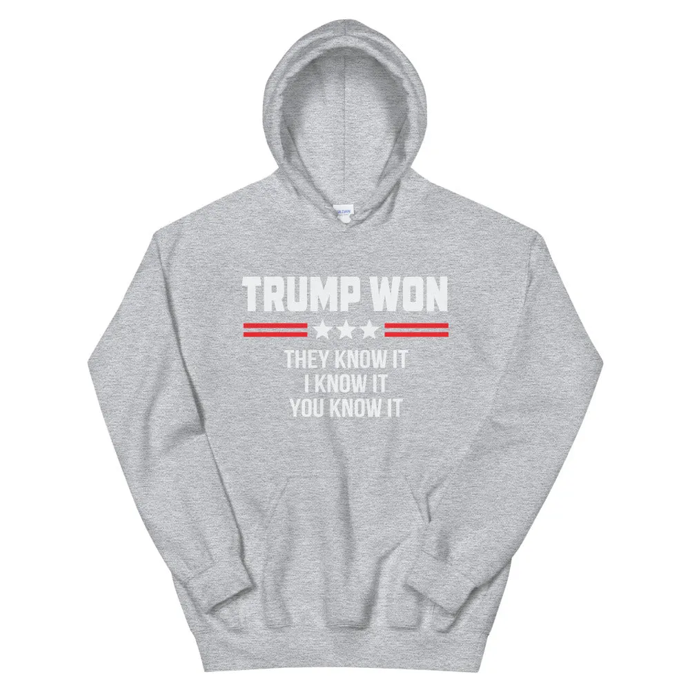 TRUMP WON Unisex Hoodie
