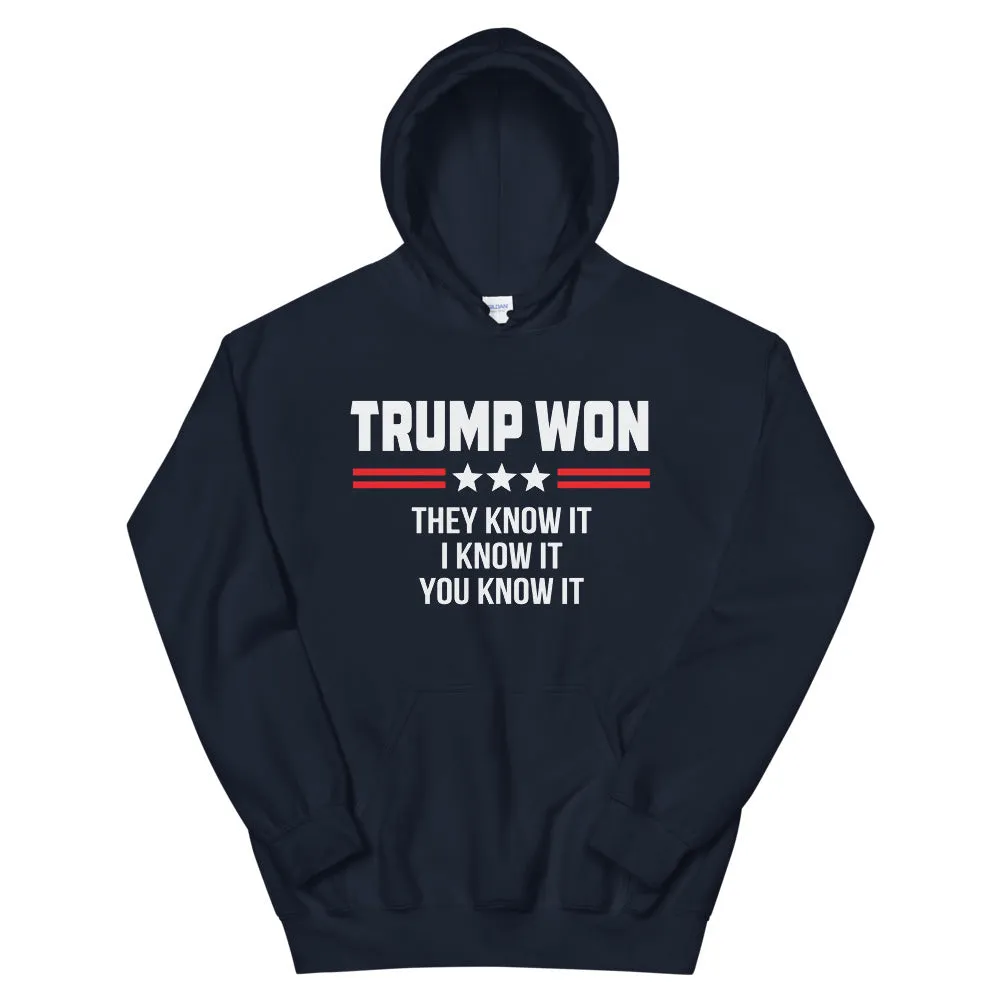 TRUMP WON Unisex Hoodie