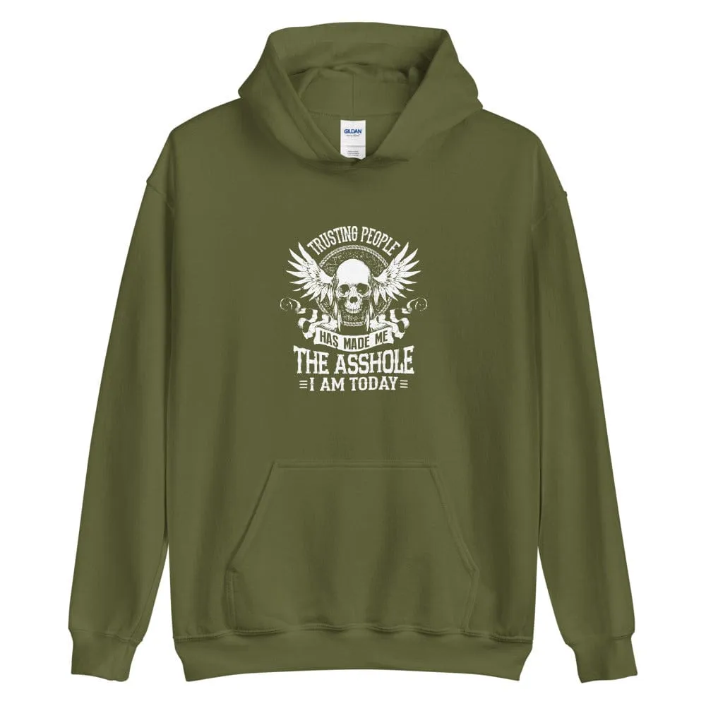 Trusting People Has - Skull Hoodie - up to 5XL