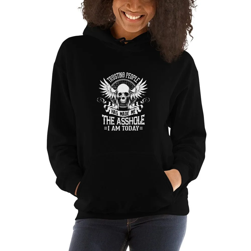 Trusting People Has - Skull Hoodie - up to 5XL