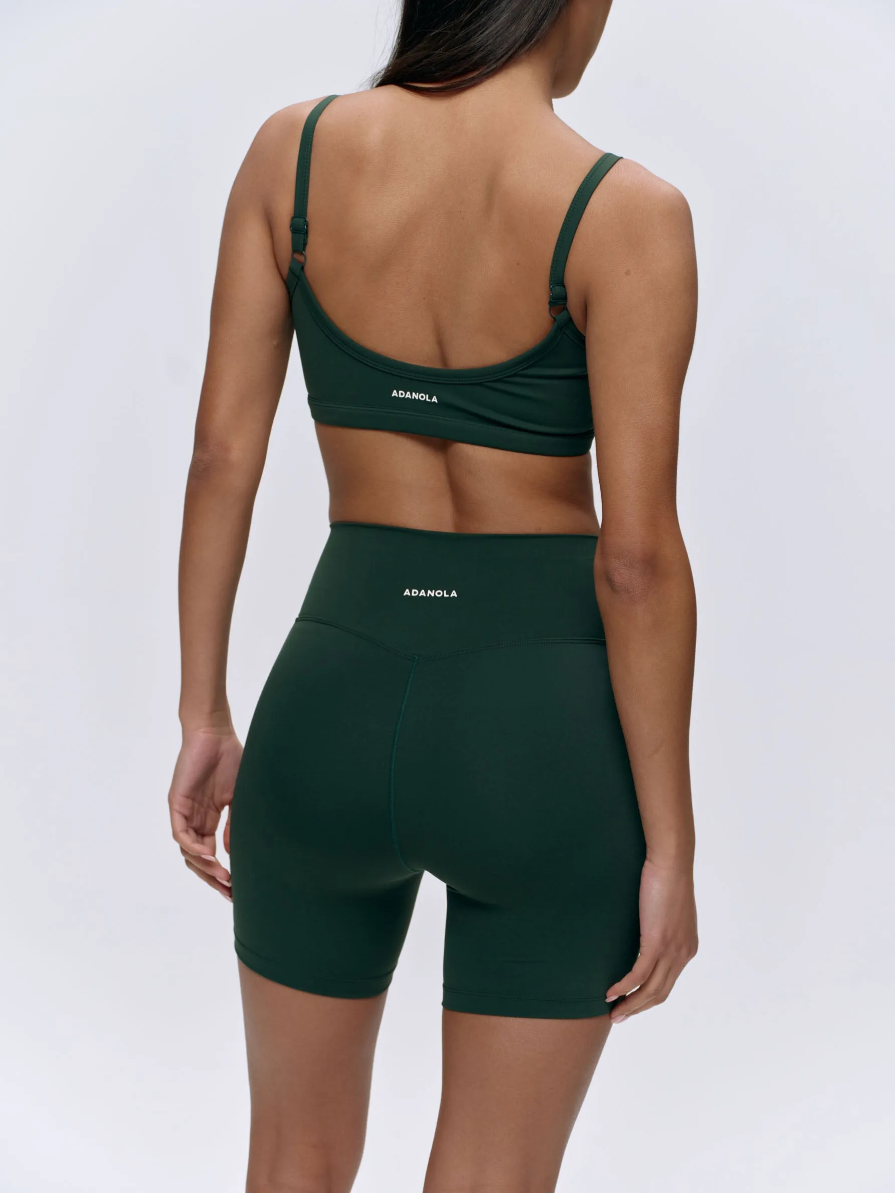 Ultimate Ultra Crop Pocket Shorts - Pine Green
