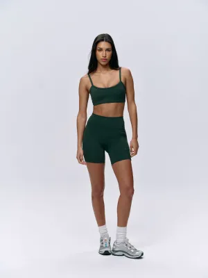 Ultimate Ultra Crop Pocket Shorts - Pine Green