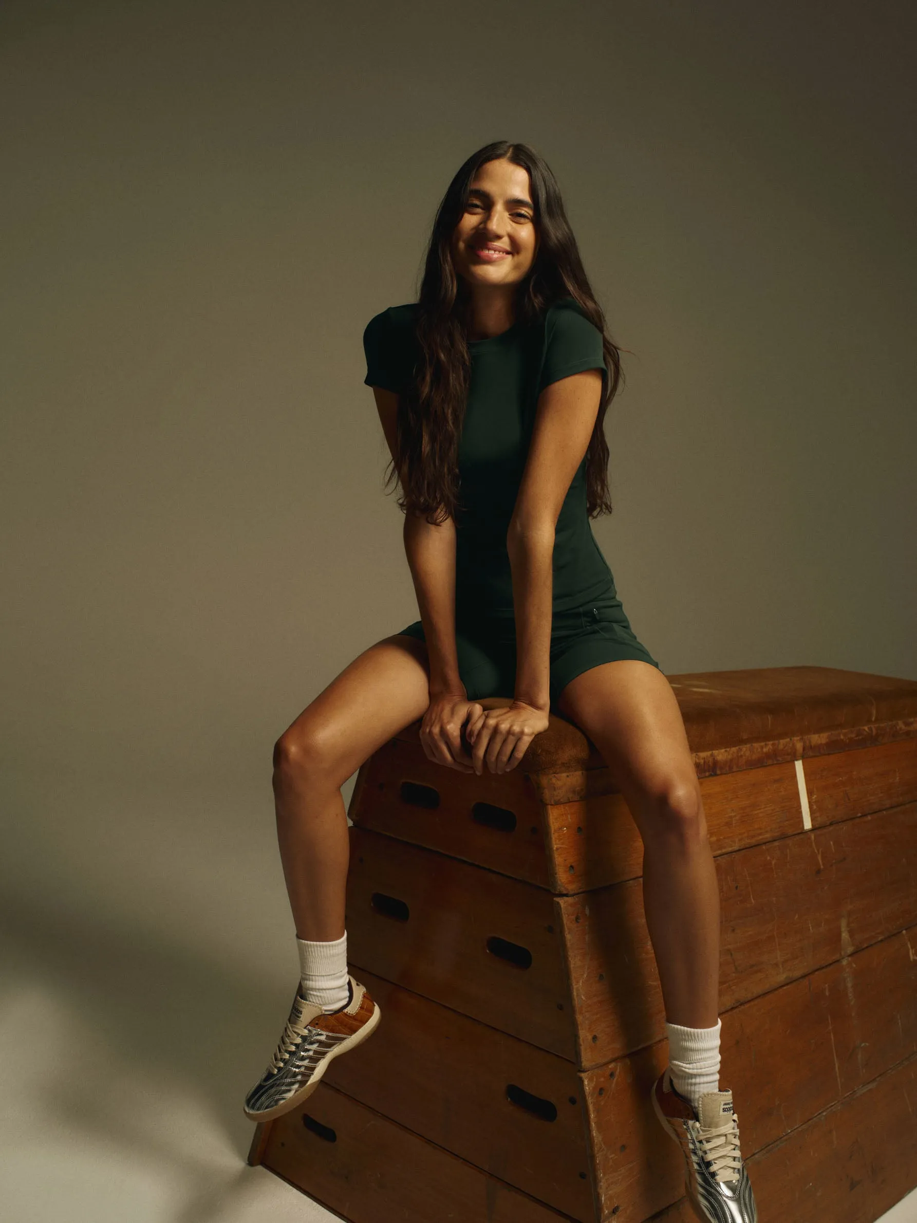 Ultimate Ultra Crop Pocket Shorts - Pine Green