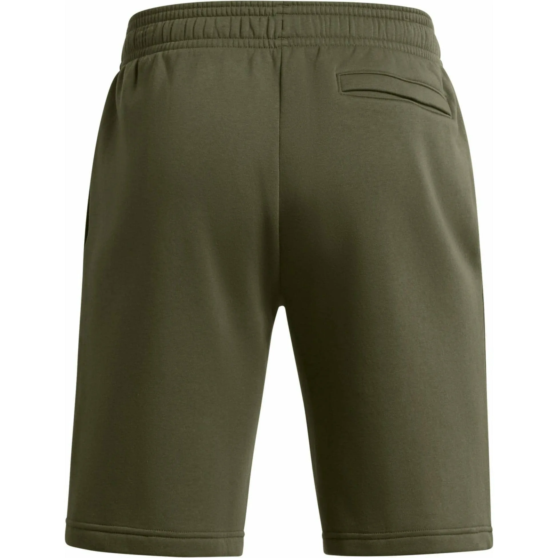 Under Armour Rival Fleece Camo Script Mens Training Shorts - Green