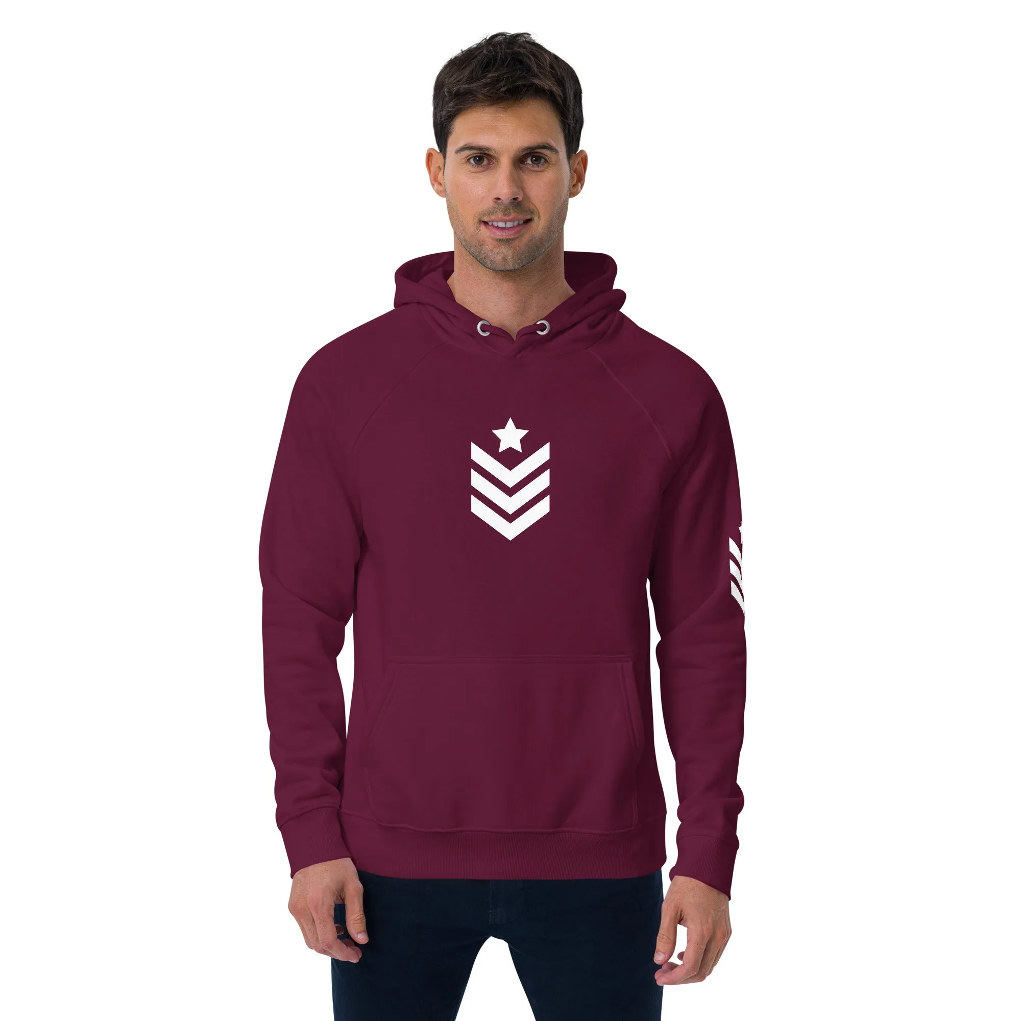 Unisex eco raglan hoodie Army