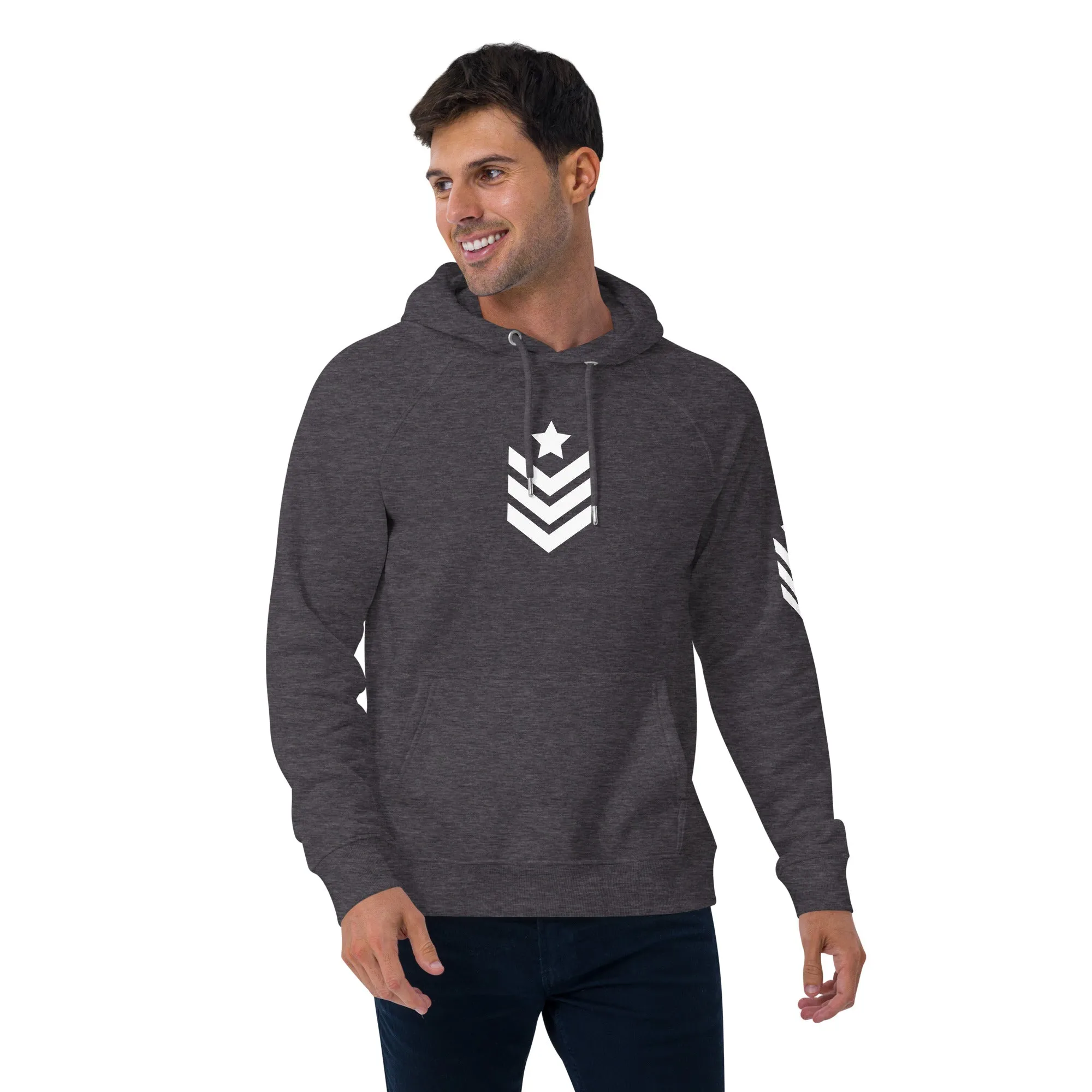 Unisex eco raglan hoodie Army