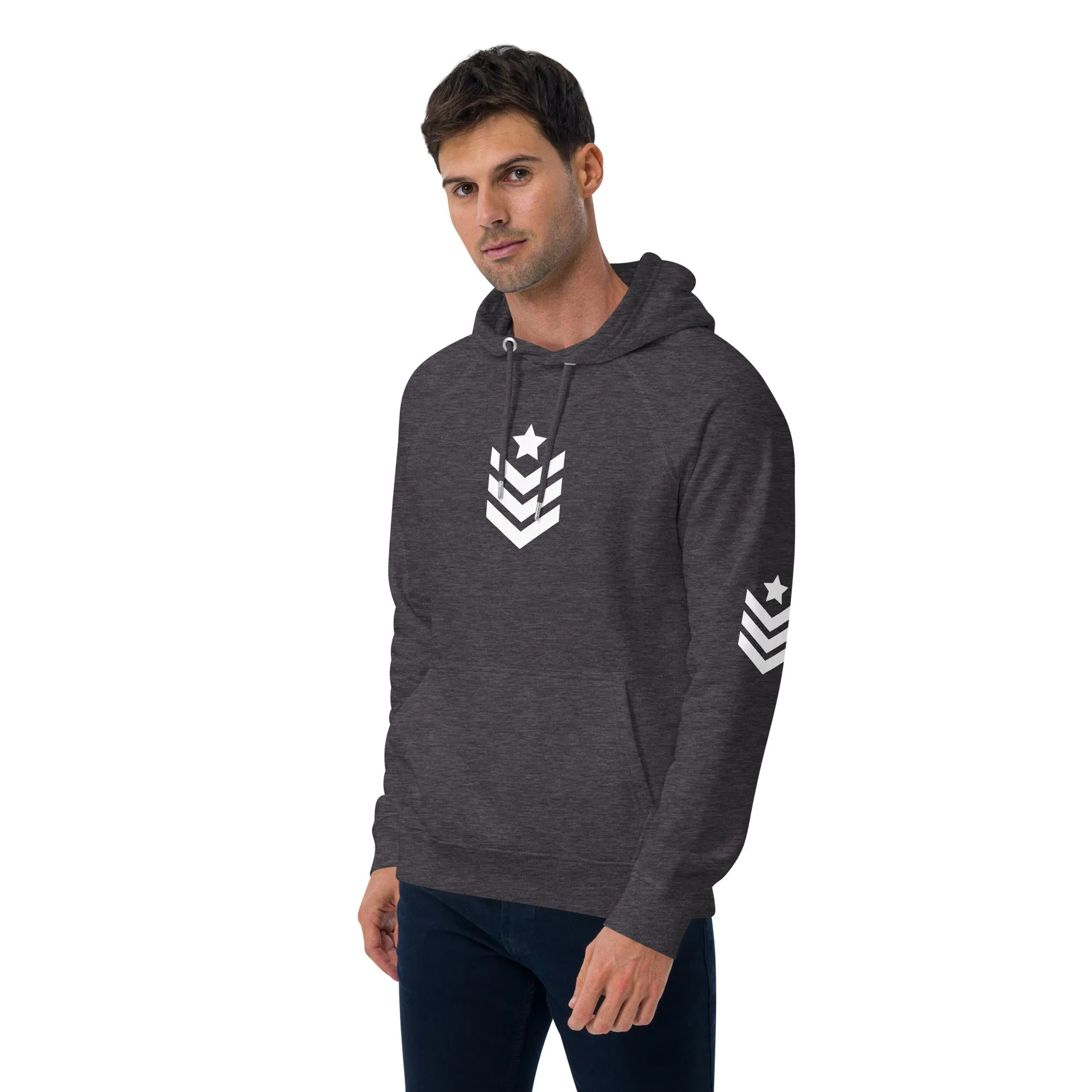 Unisex eco raglan hoodie Army