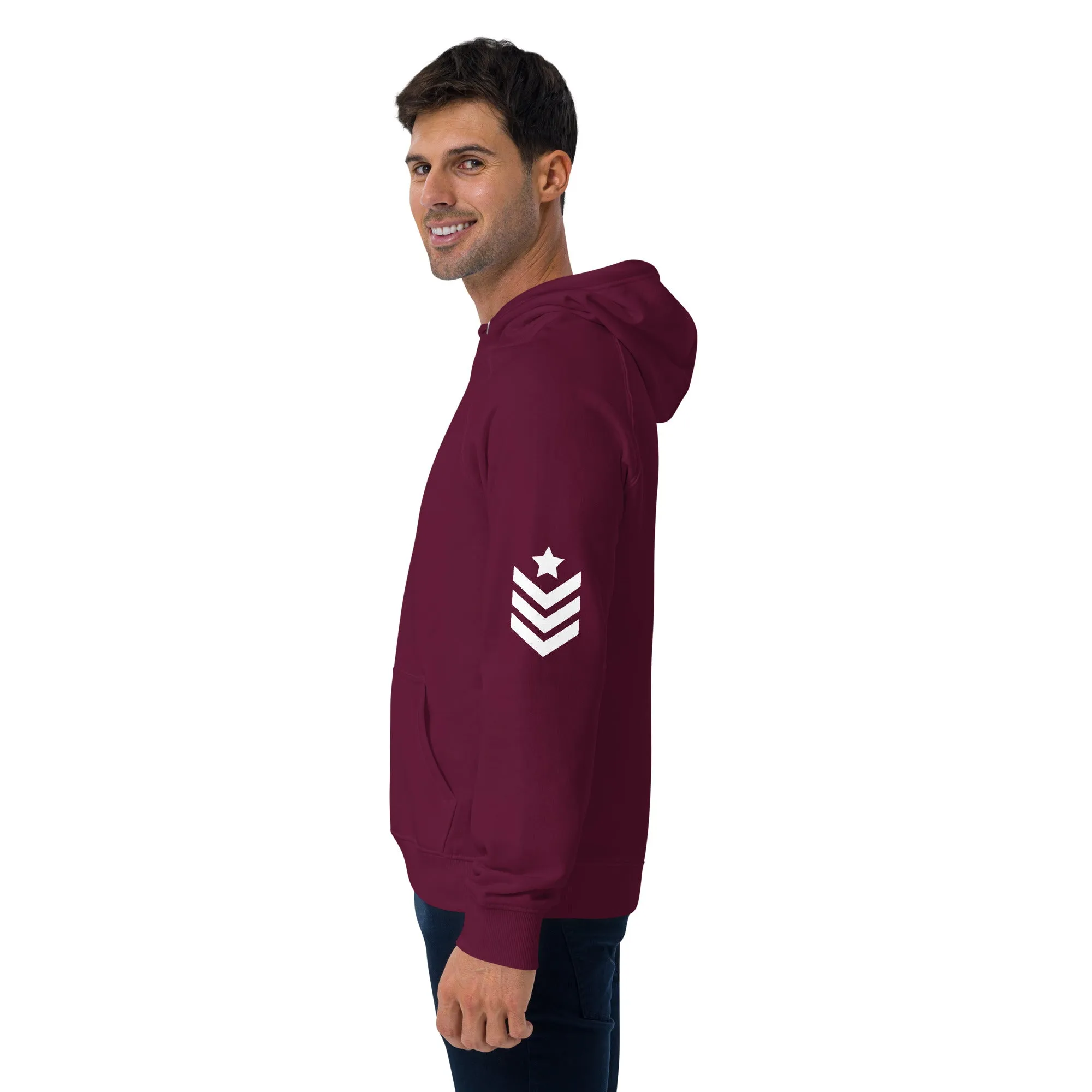 Unisex eco raglan hoodie Army
