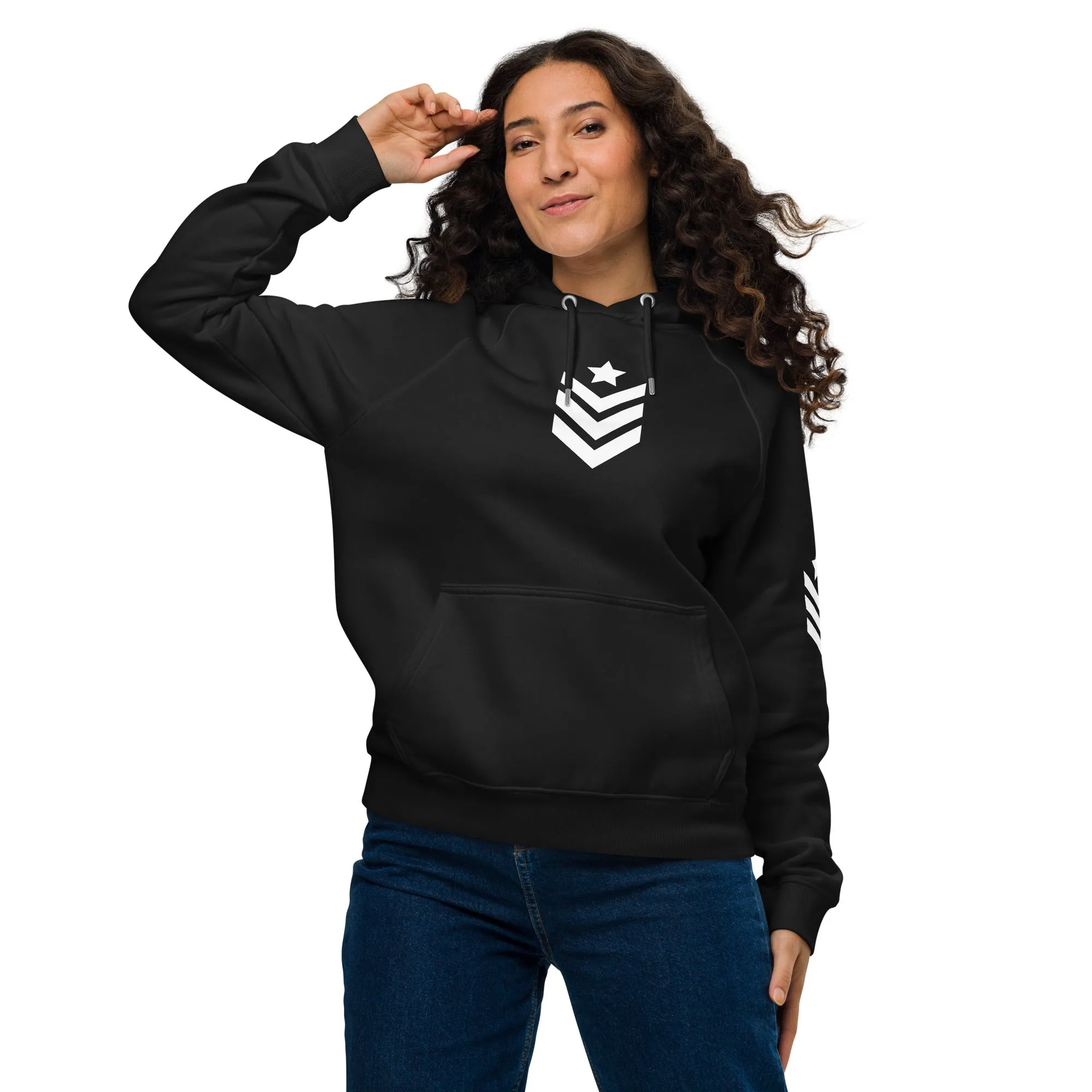 Unisex eco raglan hoodie Army