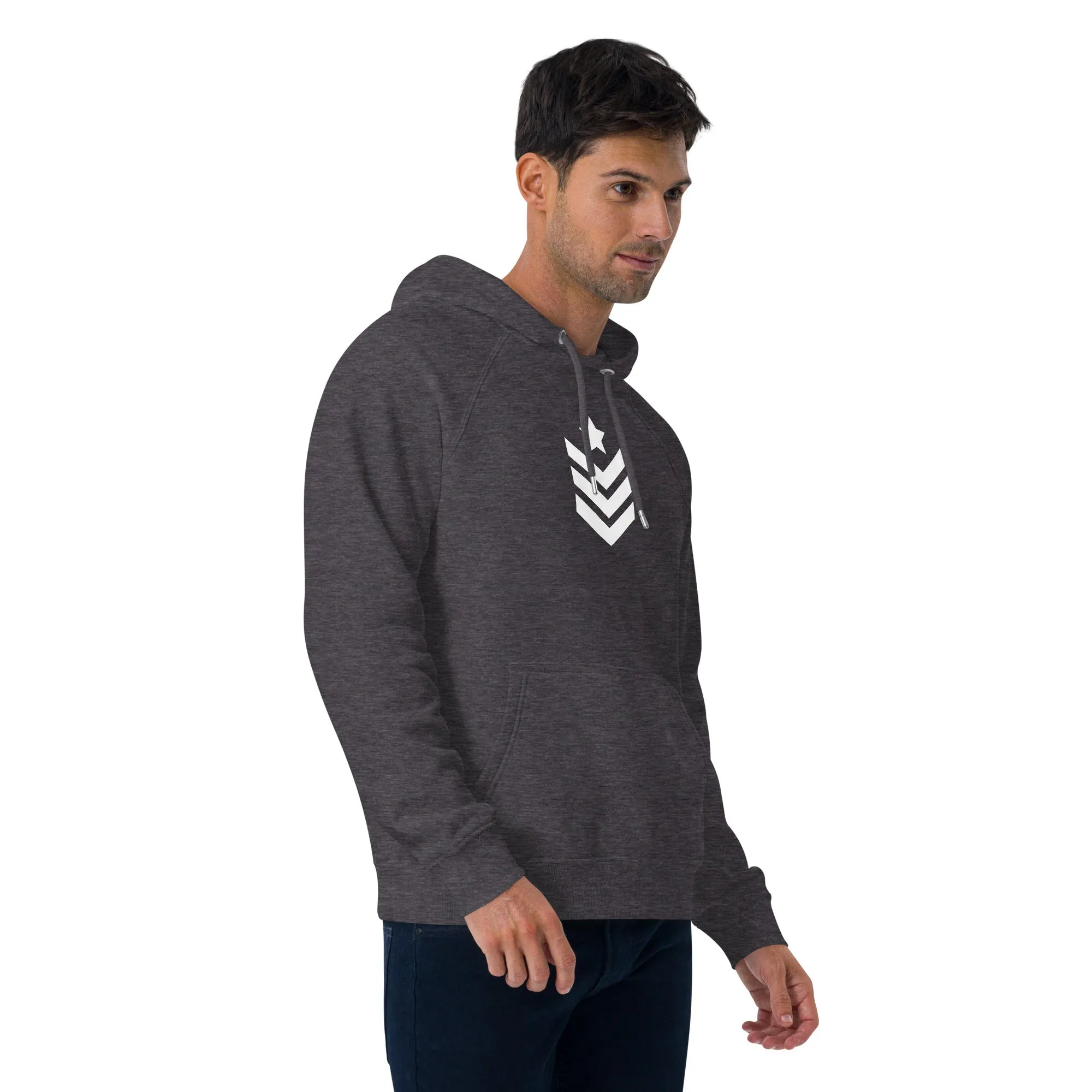 Unisex eco raglan hoodie Army