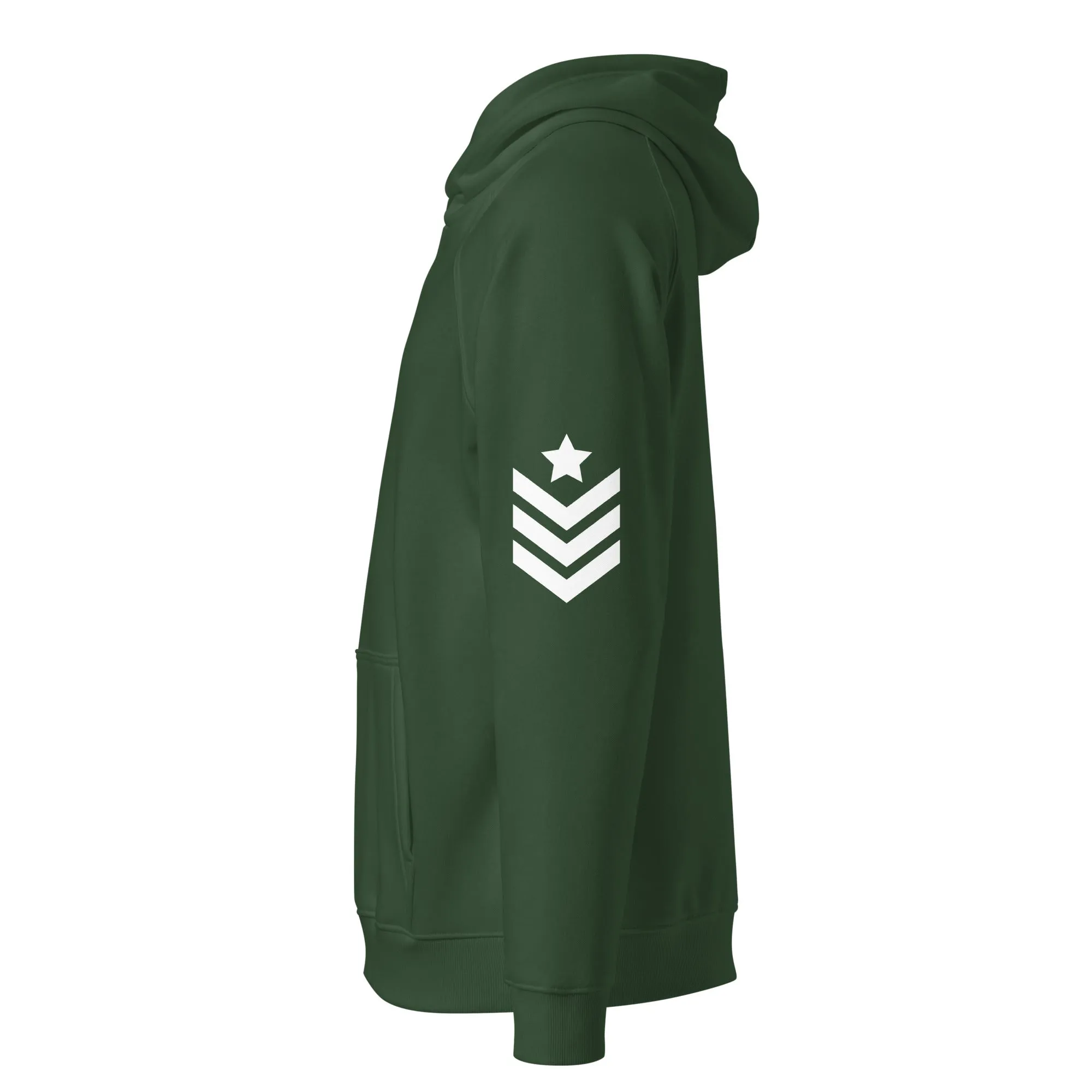 Unisex eco raglan hoodie Army