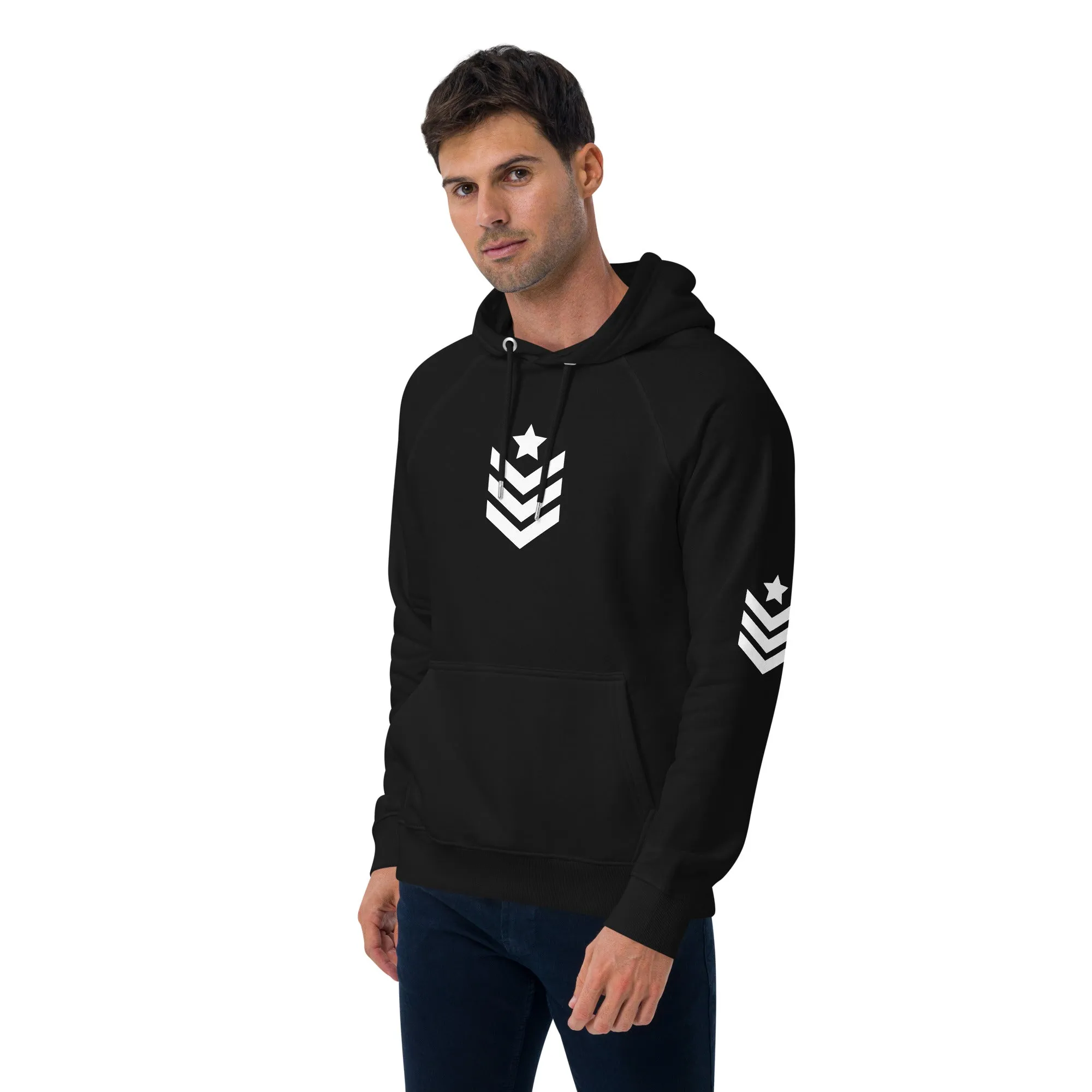 Unisex eco raglan hoodie Army