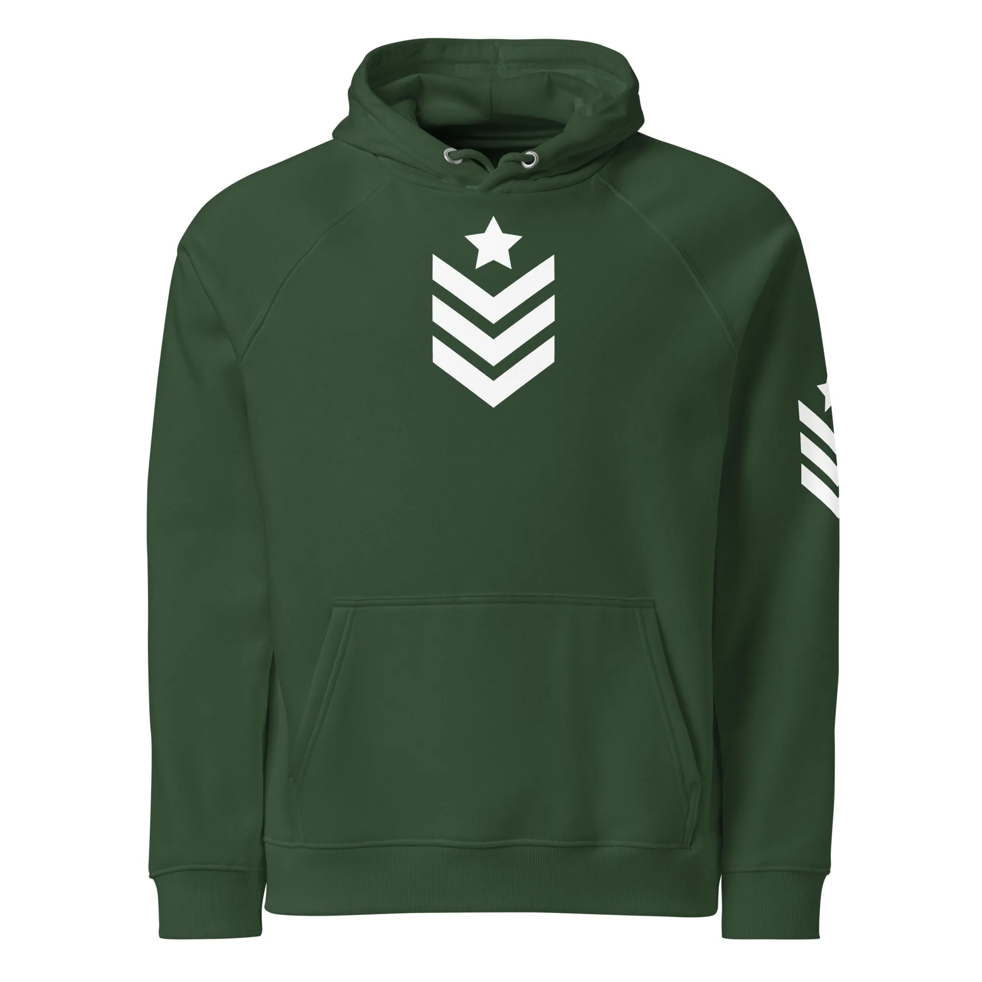 Unisex eco raglan hoodie Army