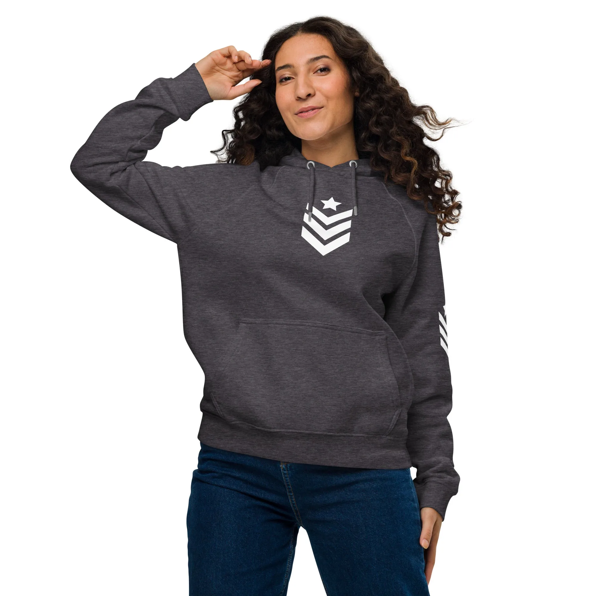 Unisex eco raglan hoodie Army
