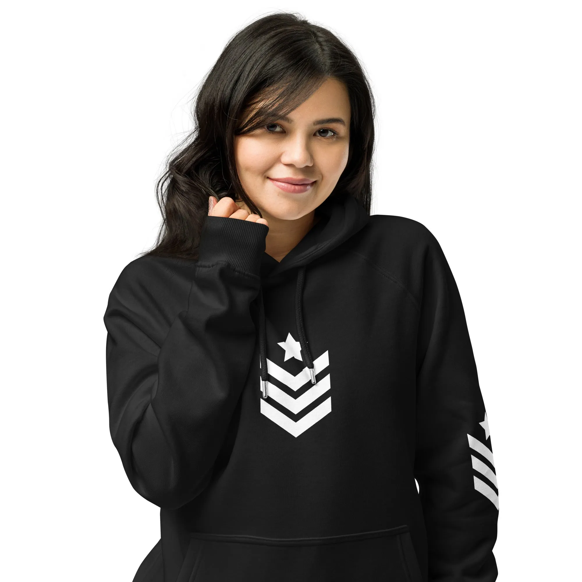 Unisex eco raglan hoodie Army