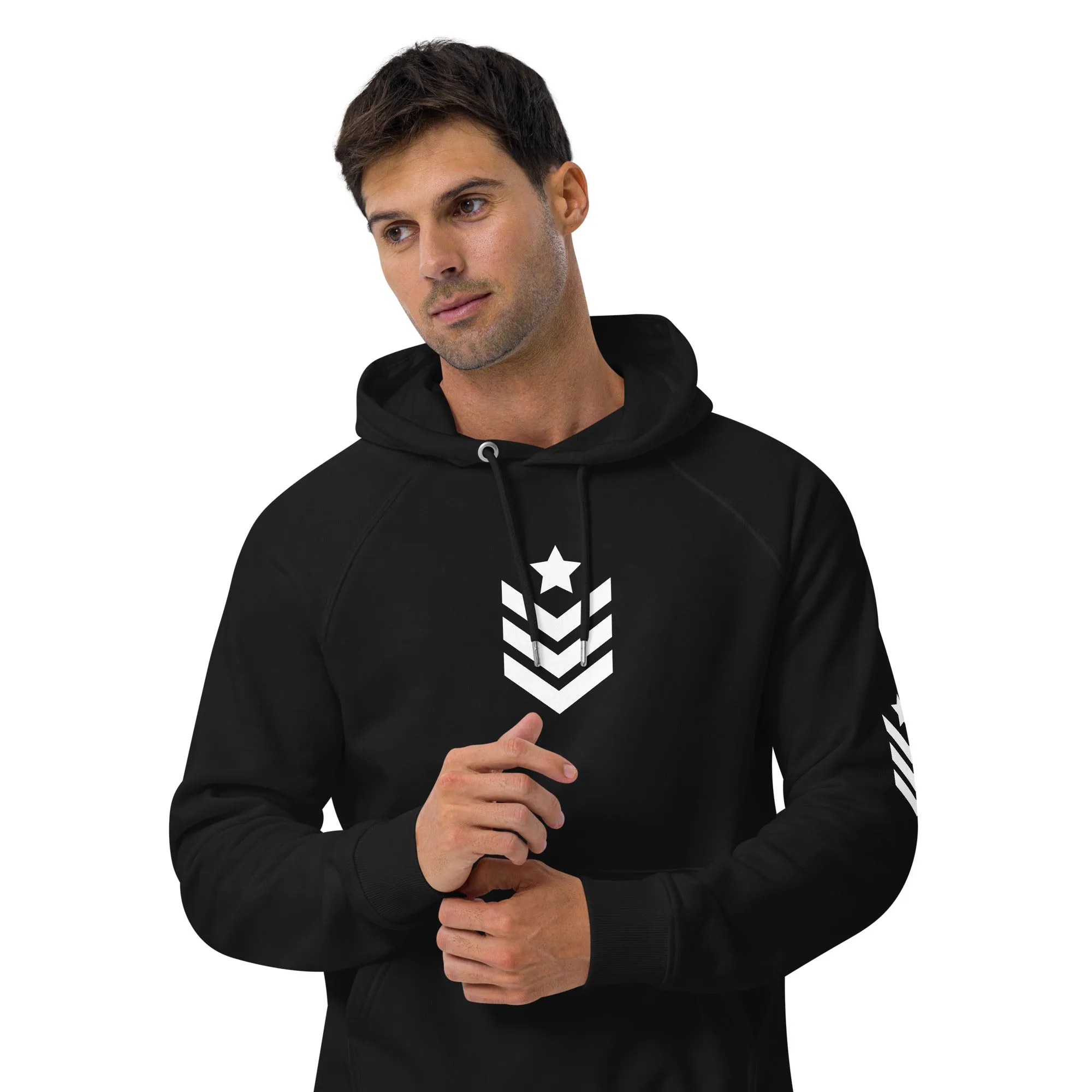 Unisex eco raglan hoodie Army