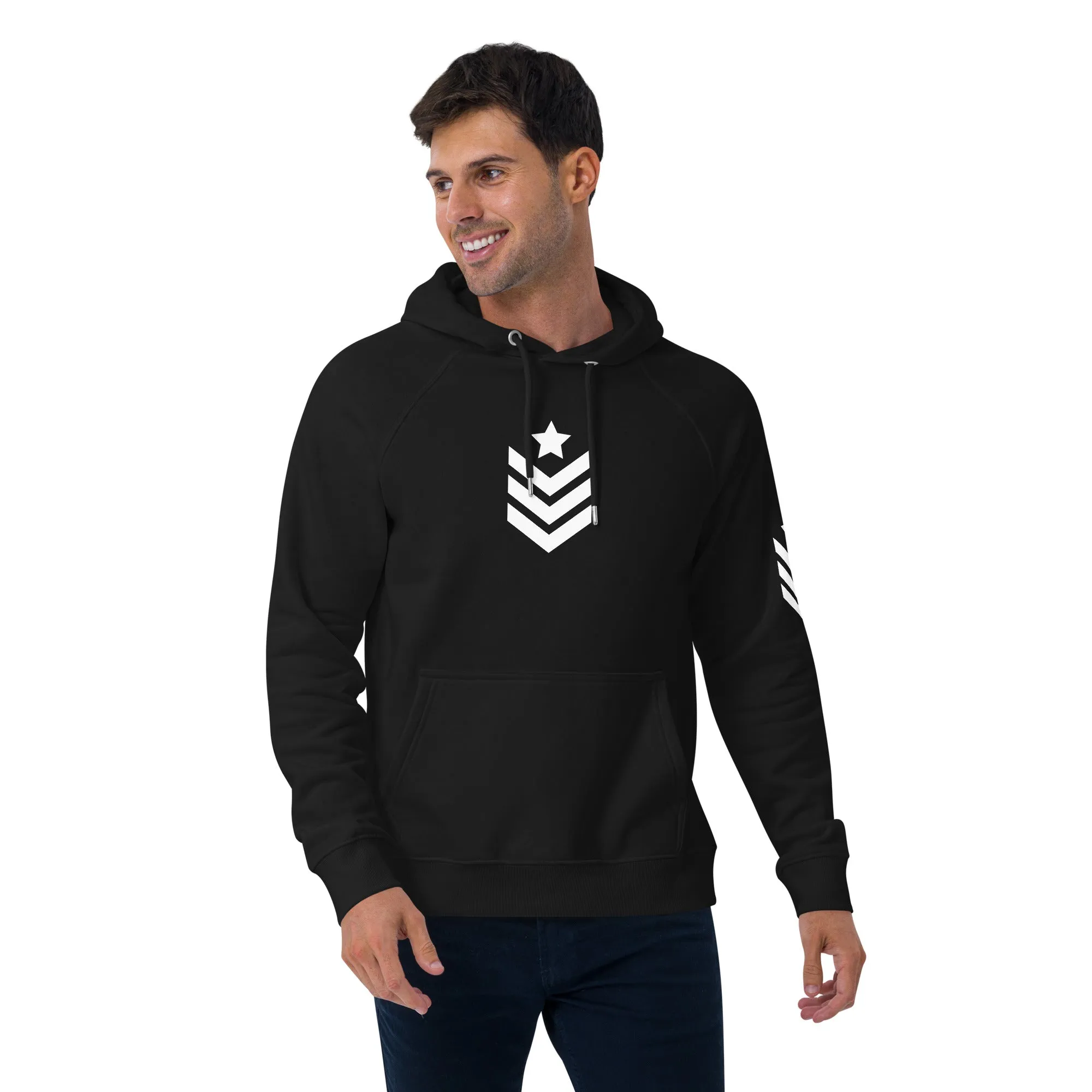 Unisex eco raglan hoodie Army