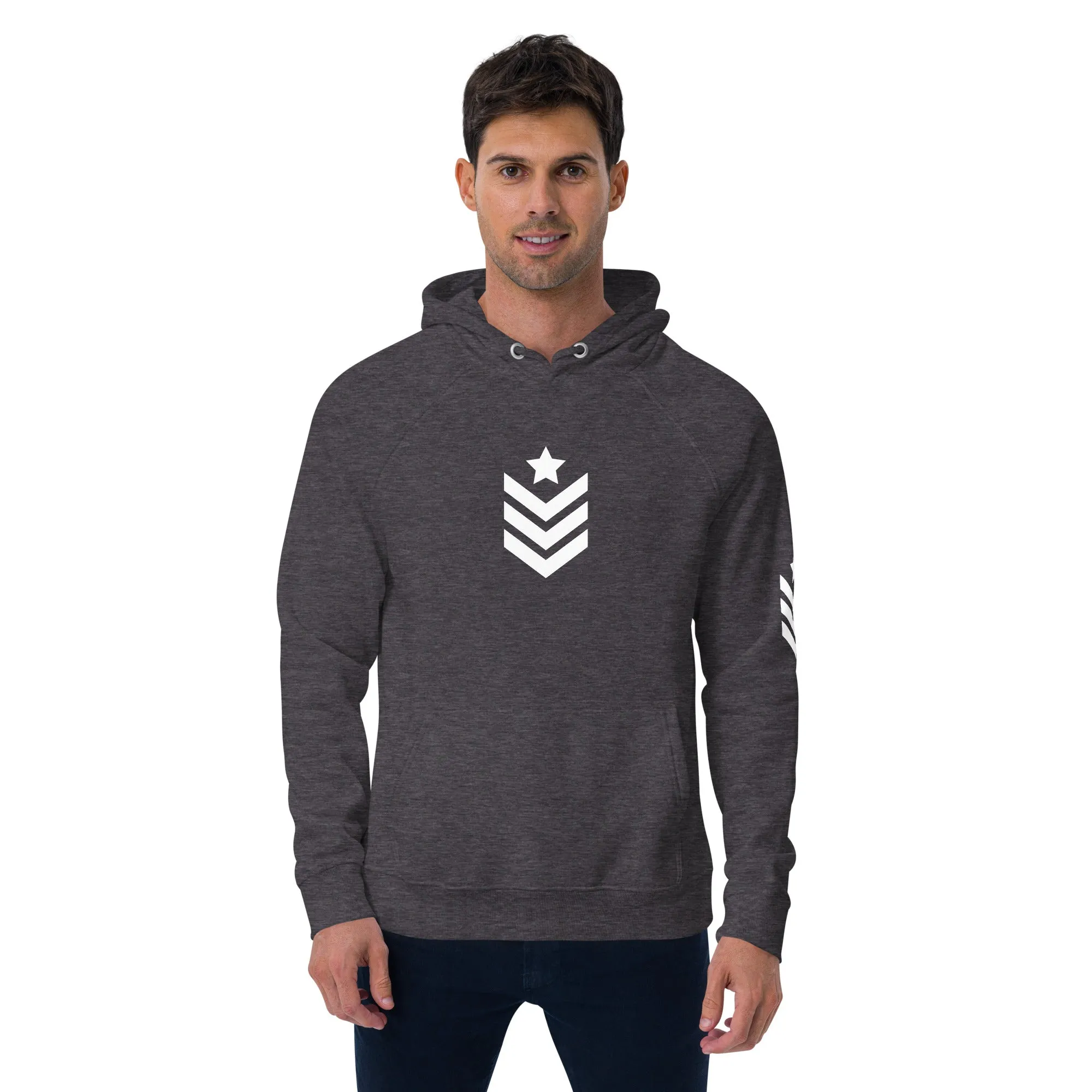 Unisex eco raglan hoodie Army