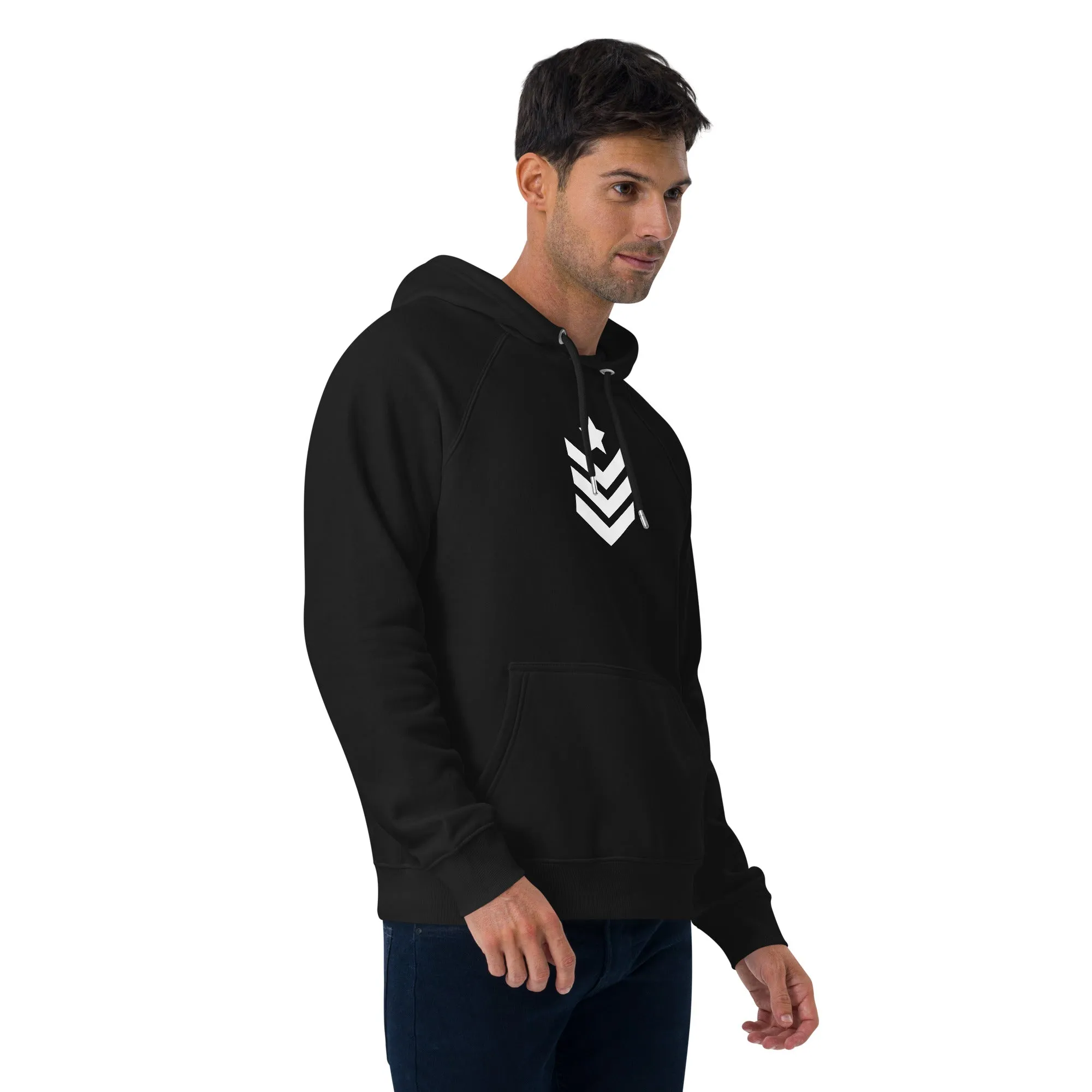Unisex eco raglan hoodie Army
