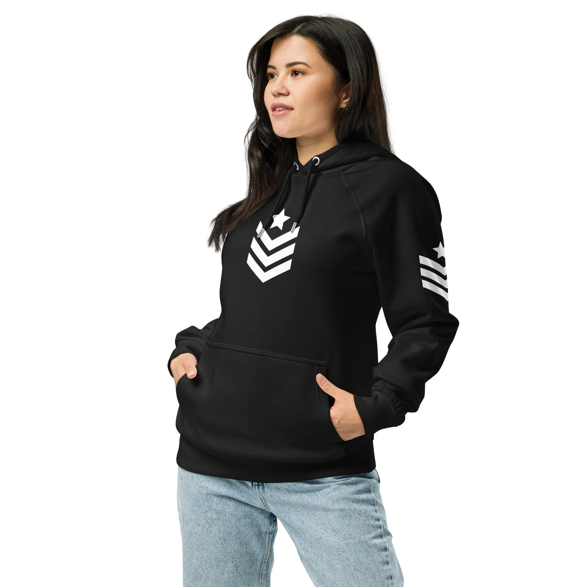 Unisex eco raglan hoodie Army