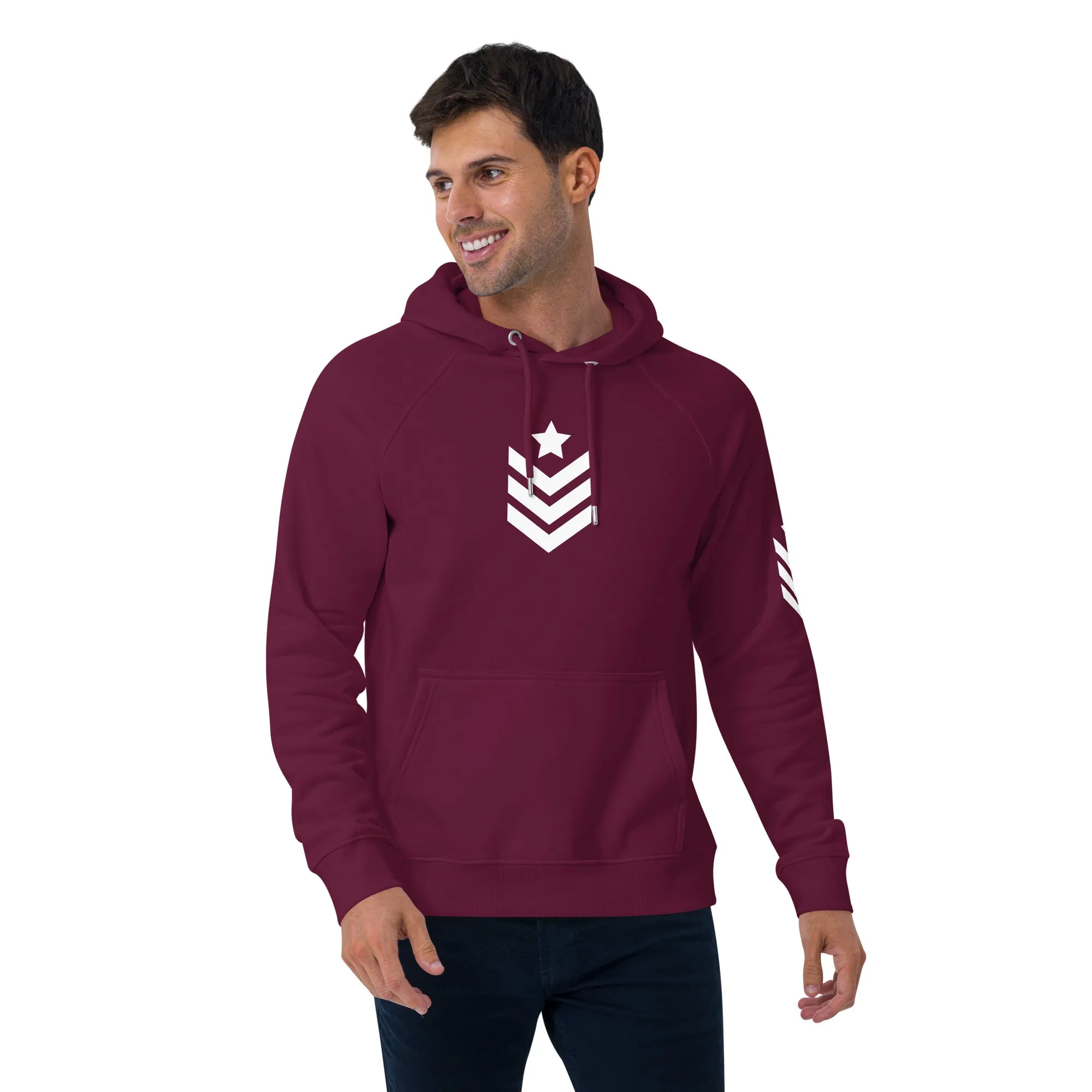 Unisex eco raglan hoodie Army