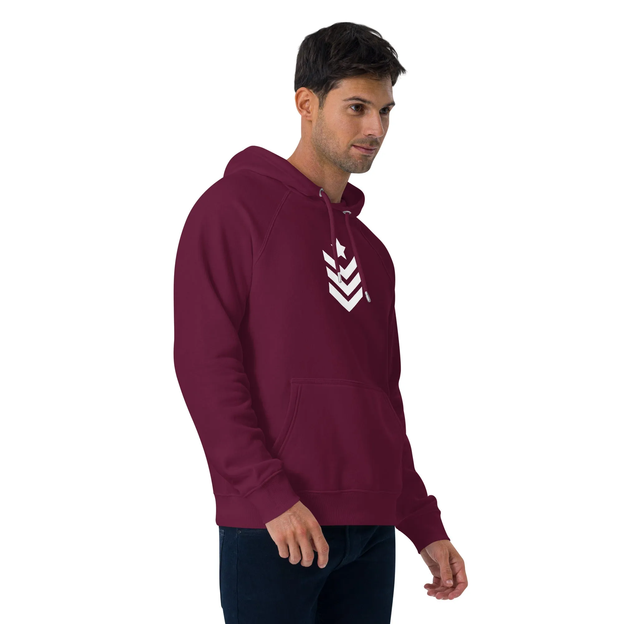 Unisex eco raglan hoodie Army