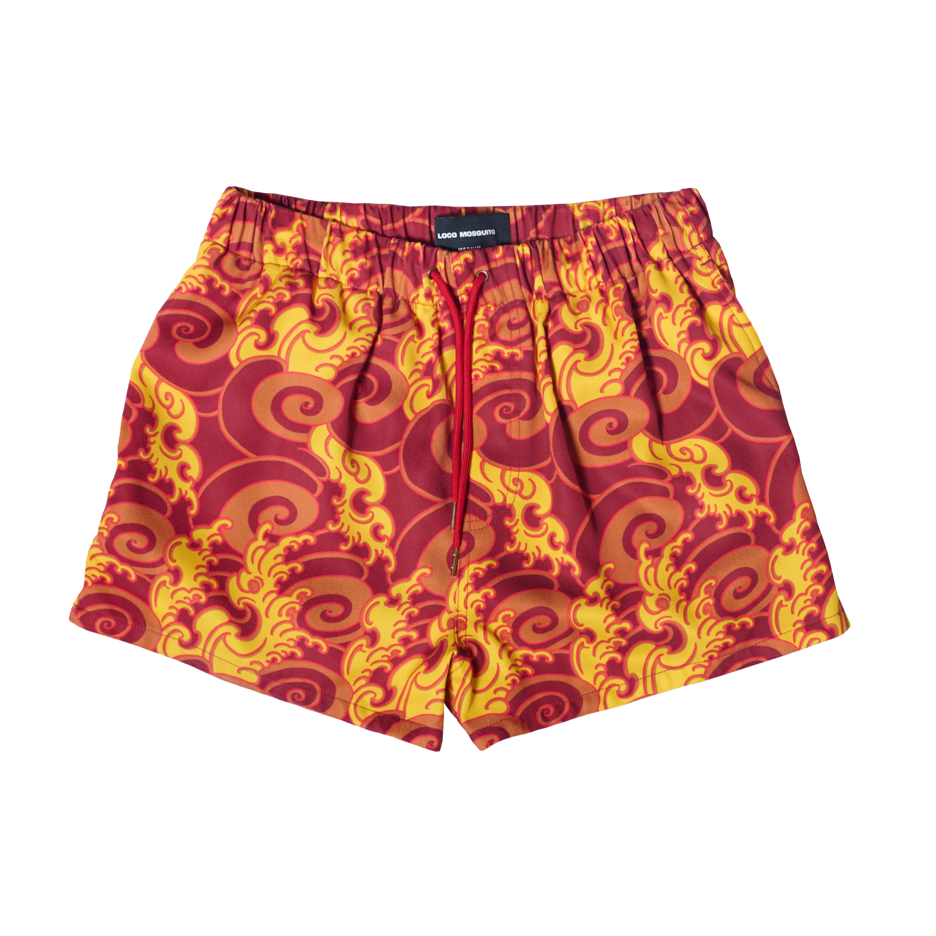 [UNISEX] GUY LE TATOOER X LOCO MOSQUITO "FIRE IS WATER" SHORTS