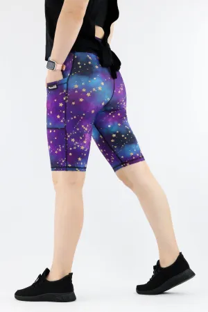 Universe Shimmer - Hybrid 1.0 - Leg Pockets - Long Shorts