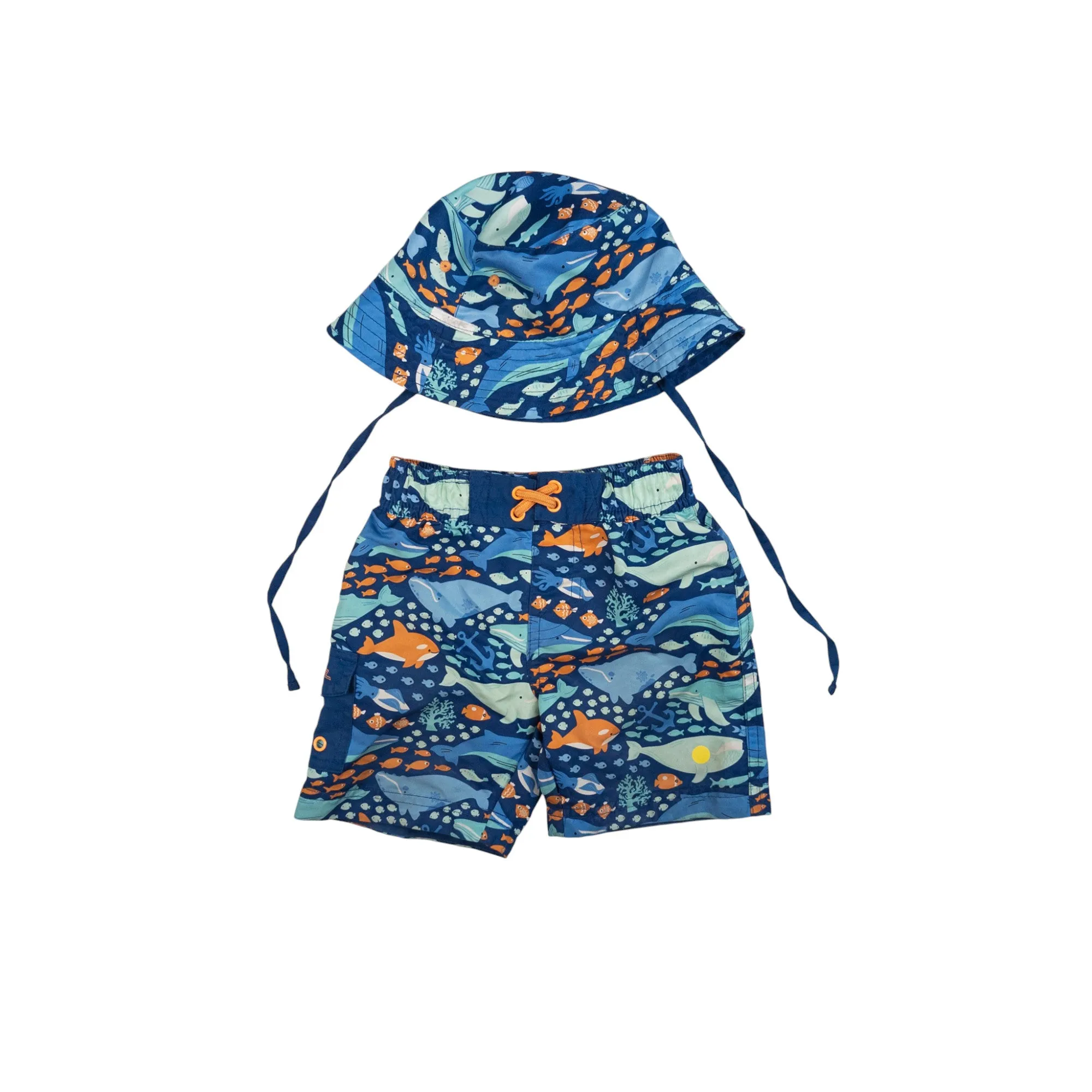UV Skinz swim shorts   sun hat 2