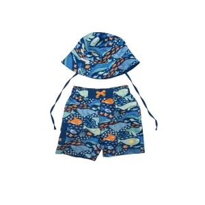 UV Skinz swim shorts   sun hat 2