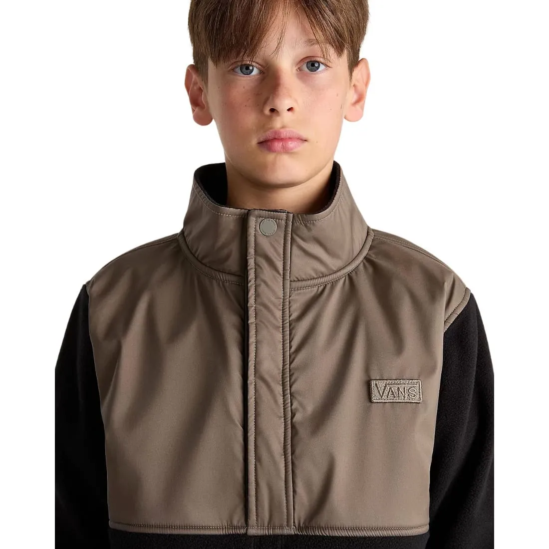 Vans Boys Ranford Polar Fleece - Black/Bungee Cord