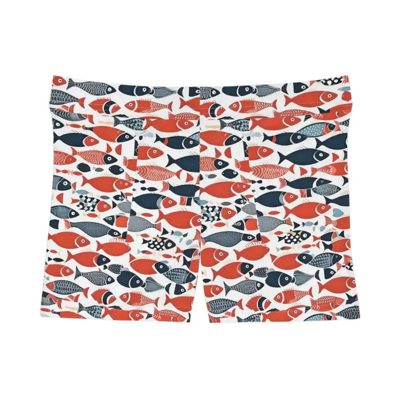 Vibrant Fishes Womens Shorts for Perfect Balance