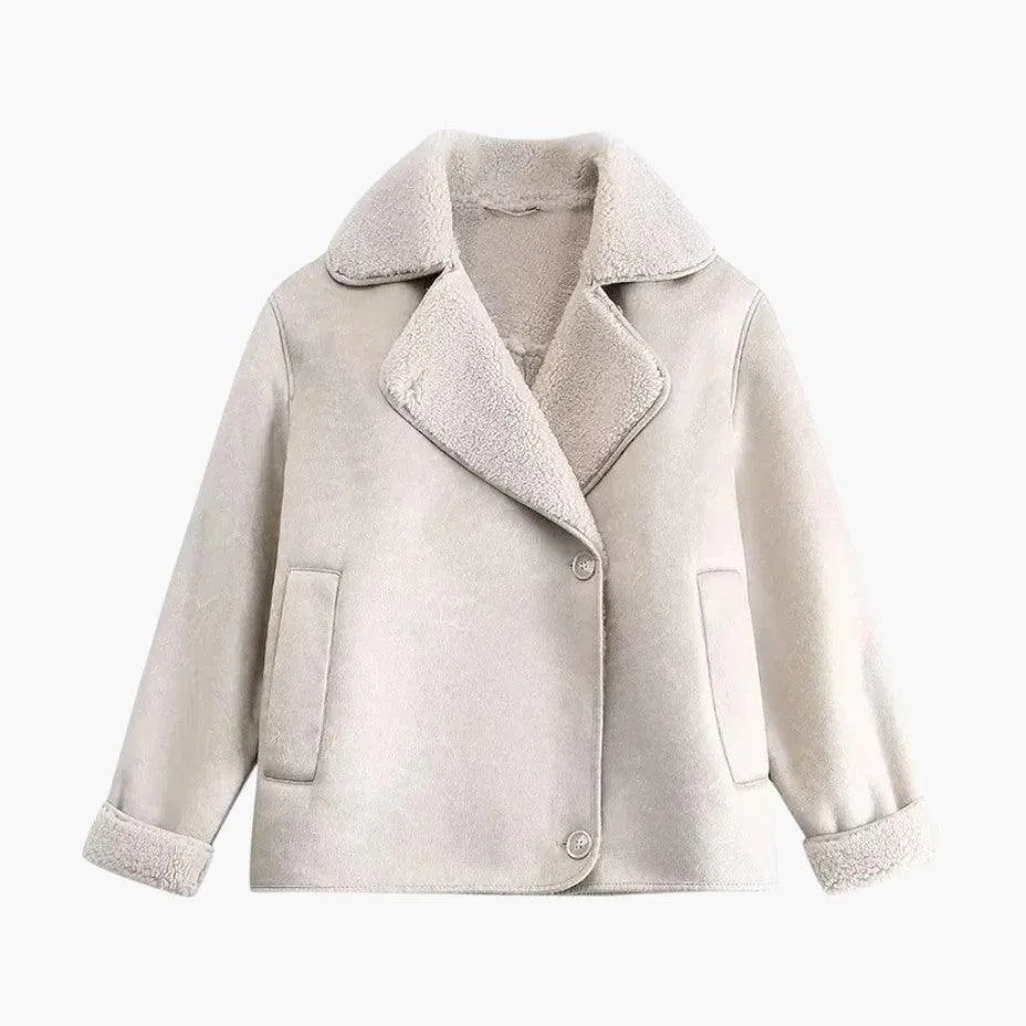 Vintage Leather Spring Jacket for Women