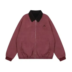 Vintage Loose Baseball Denim Jersey Jacket