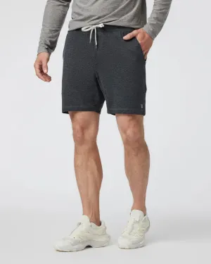vuori Men's 7" Ponto Performance Short in Charcoal Heather
