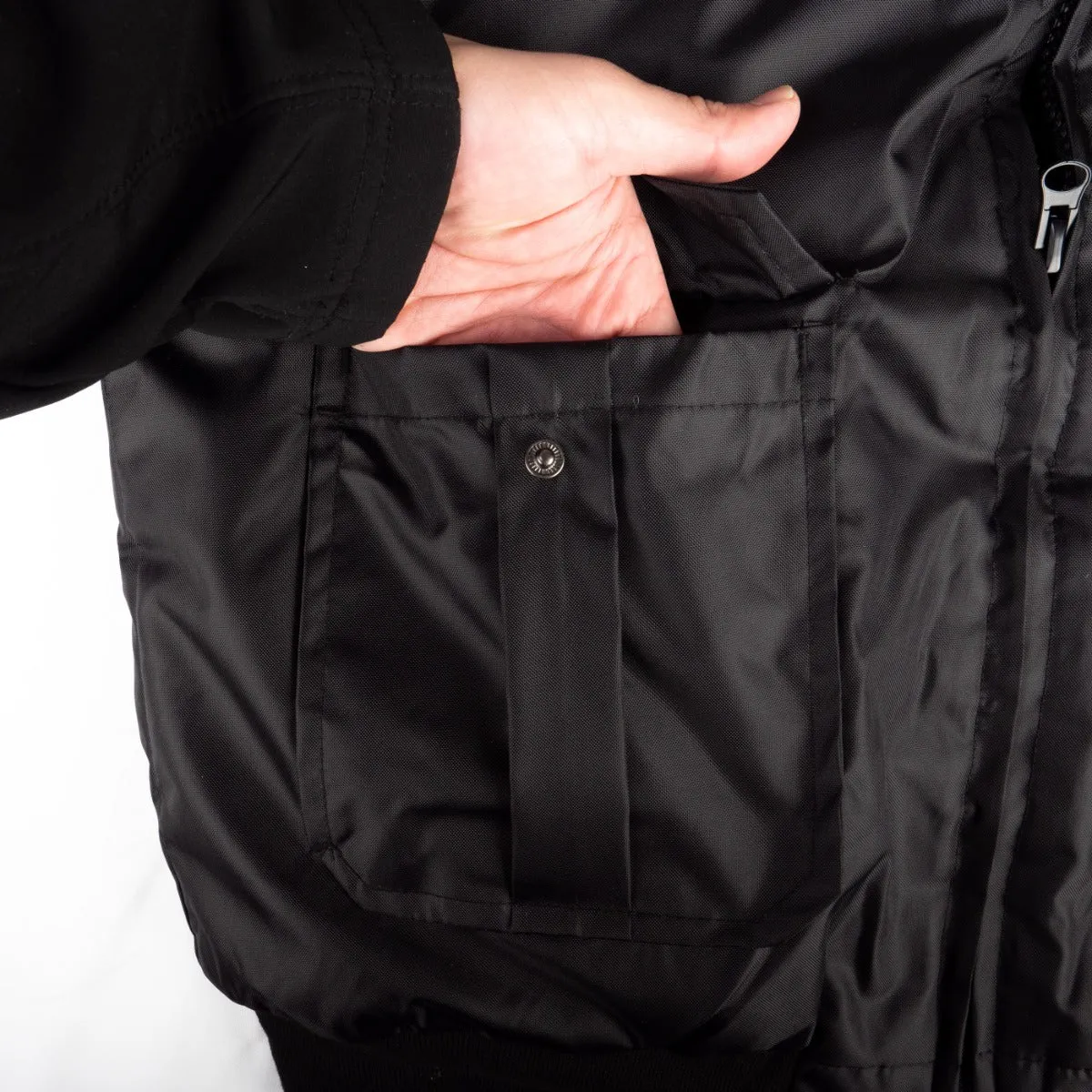 Watch-Guard Bomber Jacket - Black