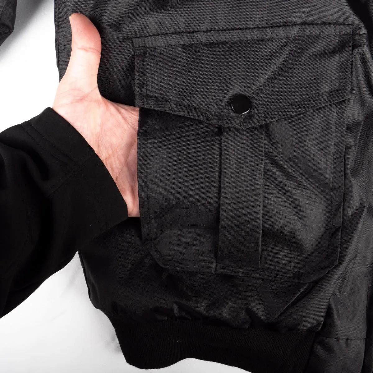 Watch-Guard Bomber Jacket - Black