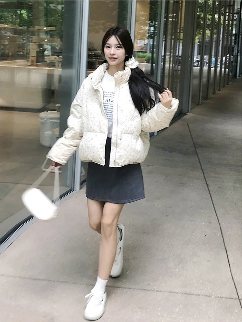 Waterproof and Windproof Padded Puffer Jacket for Women