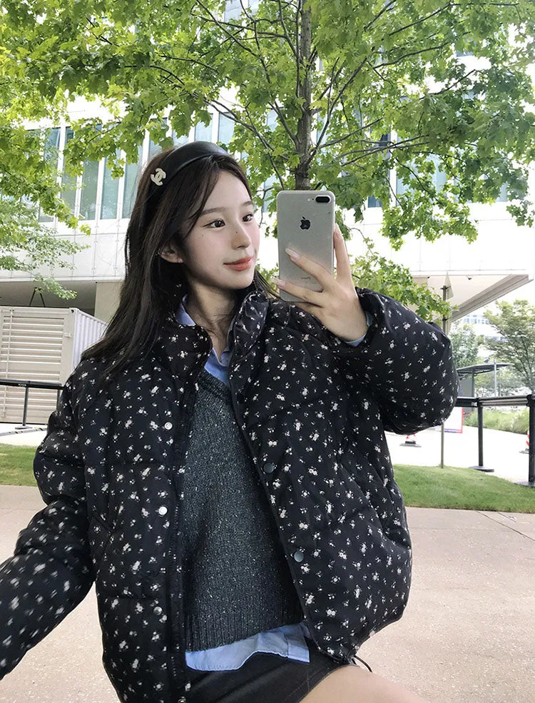 Waterproof and Windproof Padded Puffer Jacket for Women