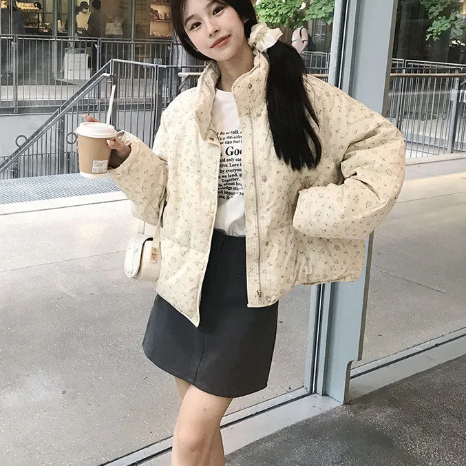 Waterproof and Windproof Padded Puffer Jacket for Women