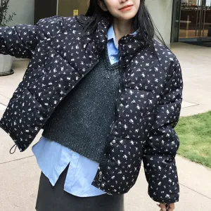 Waterproof and Windproof Padded Puffer Jacket for Women