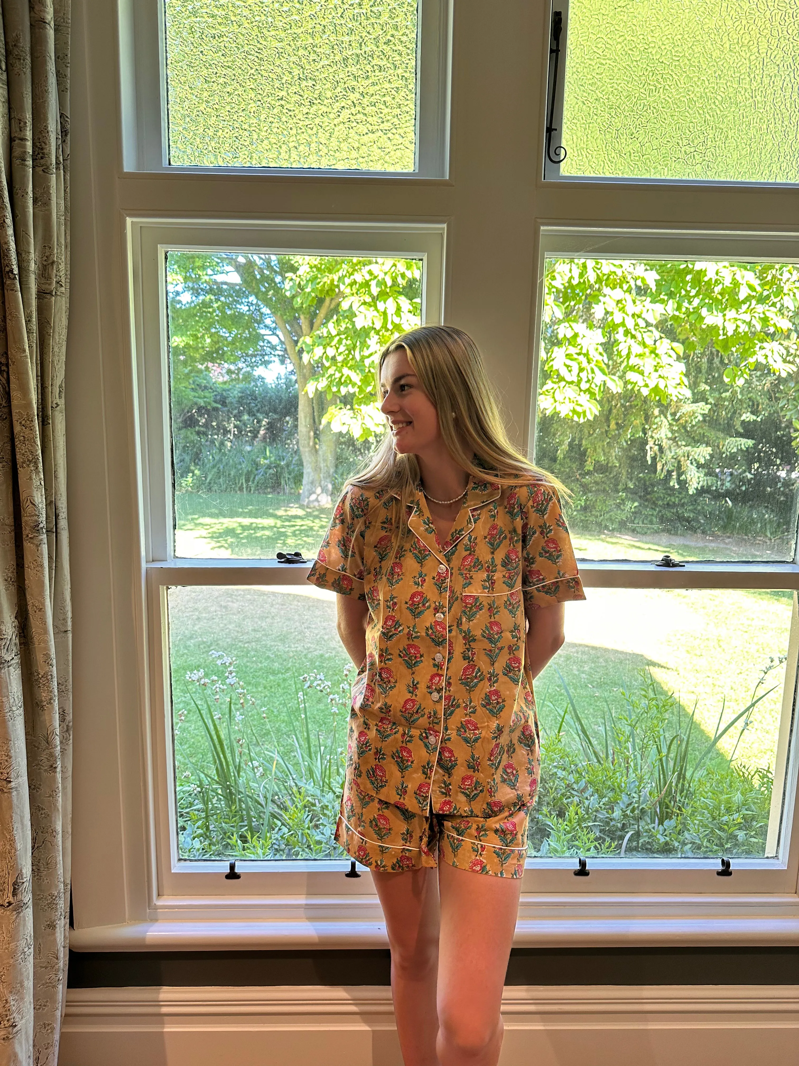 Whispering Lotus Short Pyjama Set