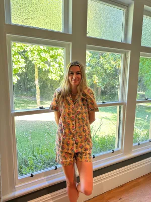 Whispering Lotus Short Pyjama Set