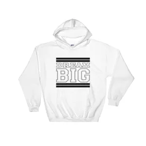 White Black and Grey Hooded Sweatshirt