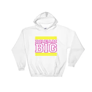 White Yellow and Pink Hooded Sweatshirt